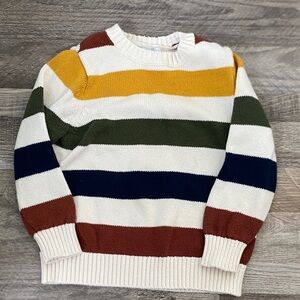 Old Navy Toddler Boy Colorful Striped Crewneck Sweater 2T